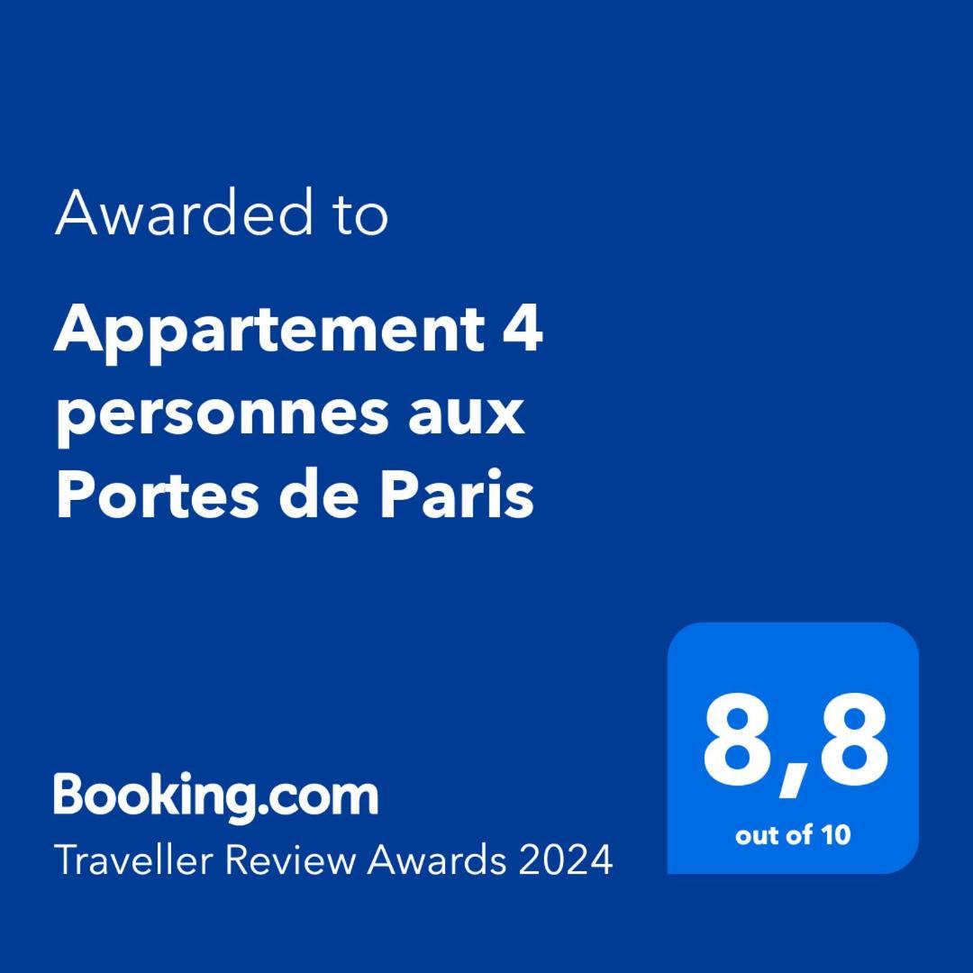 Appartement 4 Personnes Aux Portes De Paris Saint-Denis  Bagian luar foto